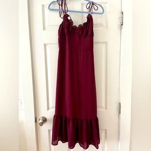 Amazon dress, tie strap, foteisy, size m